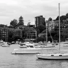 boats black and white